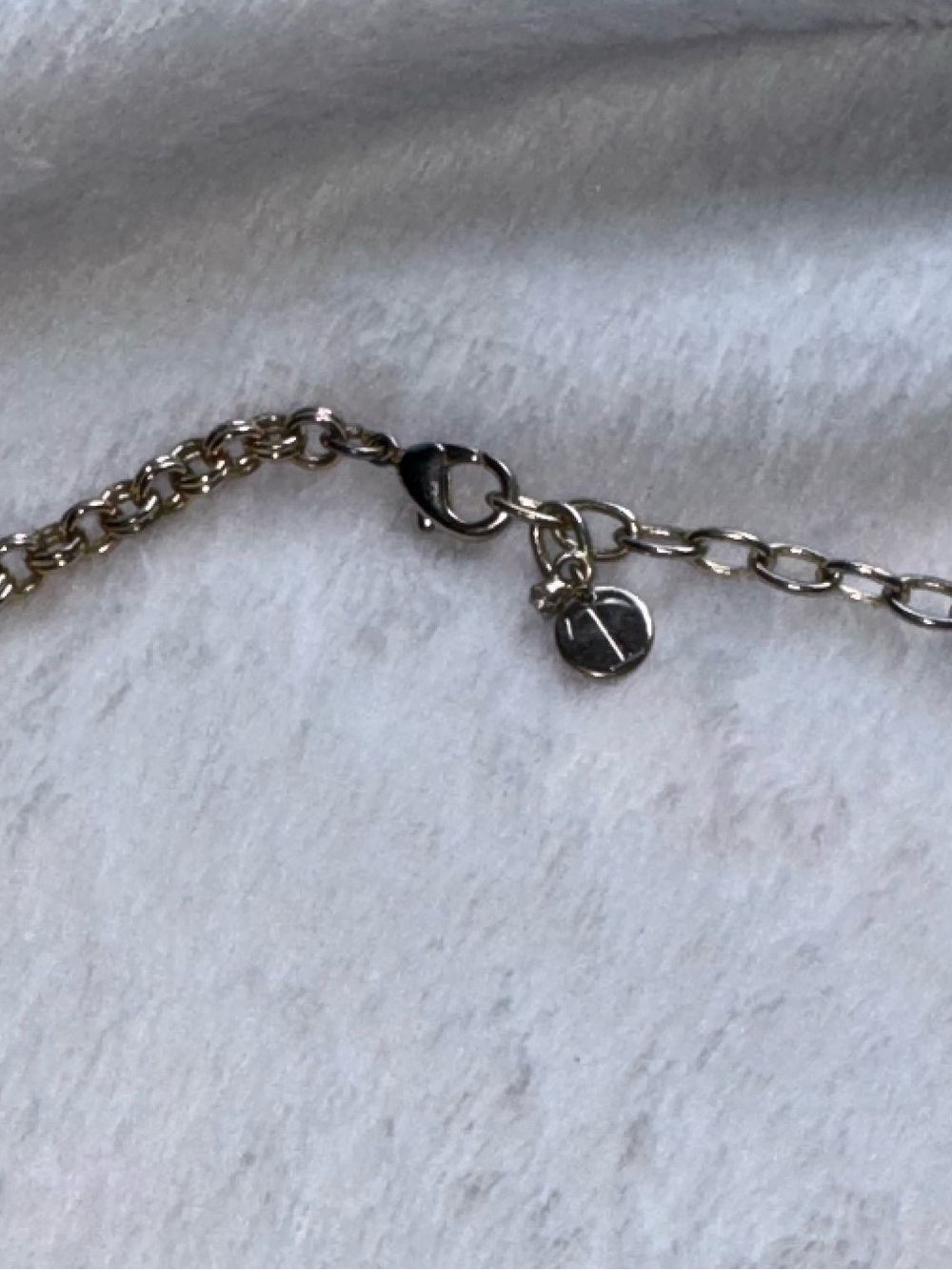 TALBOTS Faux pearl & Glass bead multi strand necklace pastels - Picture 6 of 11